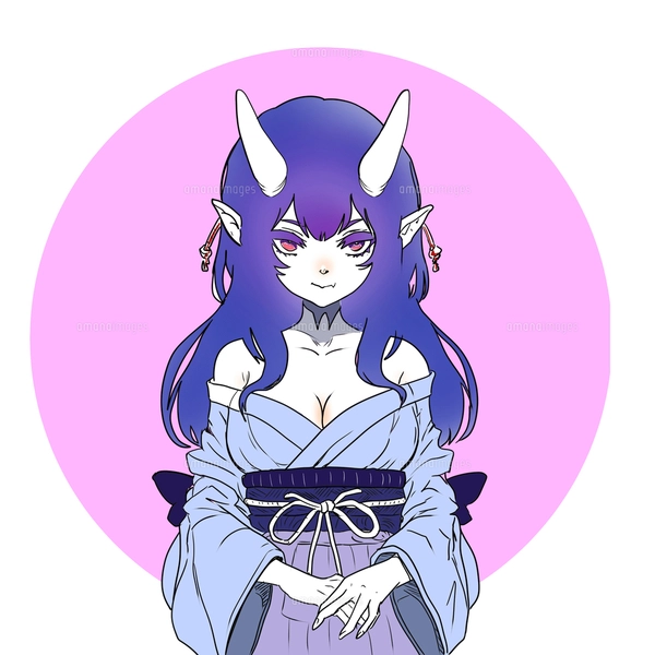 鬼姫のイラスト素材 [FYI08111916] | ストックフォトの Qlean Market