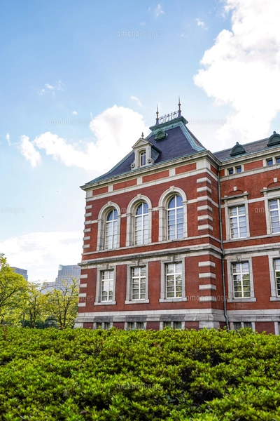 昭和レトロ洋館「法務省旧本館」着色模型