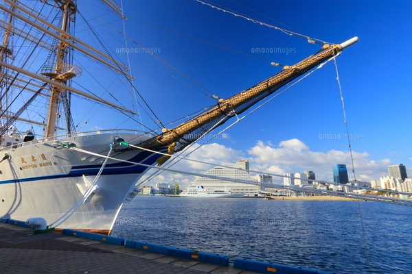 神戸風景海王丸 神戸風景海王丸