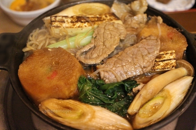 日本料理 桜鍋（馬肉の鍋料理）の写真素材 [FYI08148374] | ストックフォトの Qlean Market（キュリンマーケット）