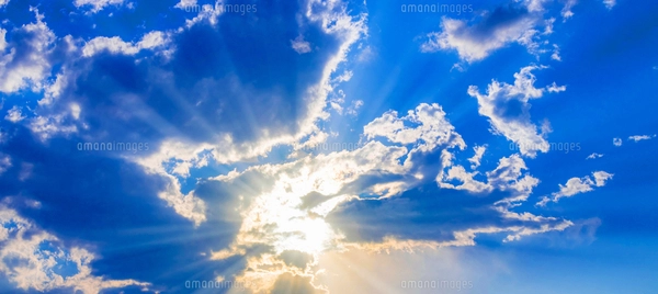 淡い空の水彩画のイラスト素材 [FYI04879851] | ストックフォトの