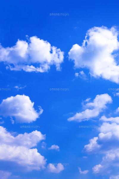 青空と白い雲センタースペース の写真素材 [FYI08247696] | ストック