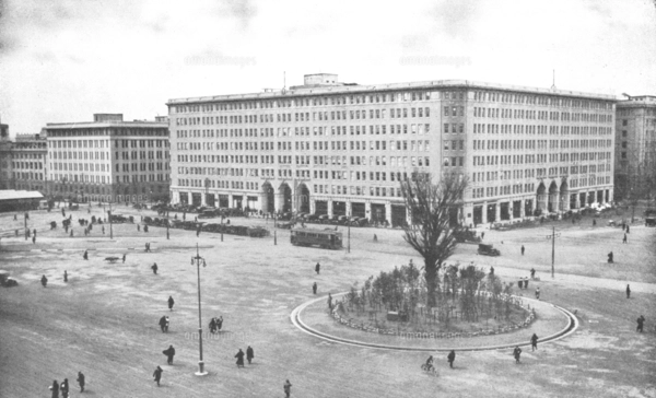 1924-1927年の東京の古写真 近衛師団司令部庁舎の写真素材