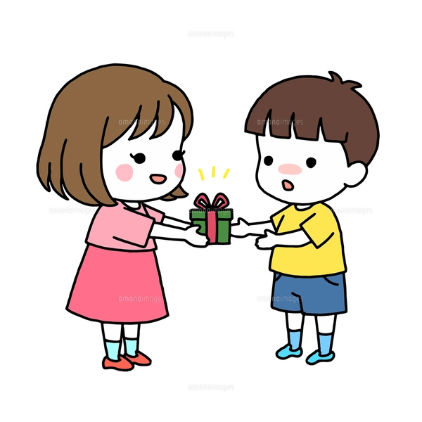 かわいいうさぎのハートフレーム14/ピンクラインのイラスト素材